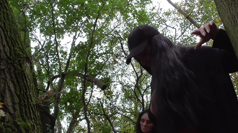 Femdom Austria: Trampling Session in the Wood, for the Poor Man