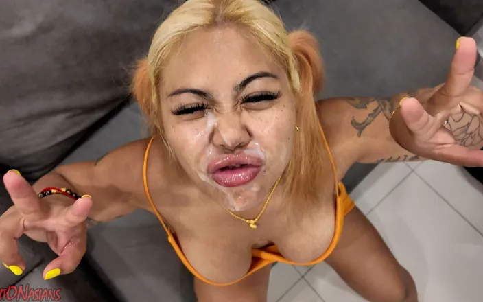 nutON: Blond Amateur Sucking for Cum on the Casting Couch