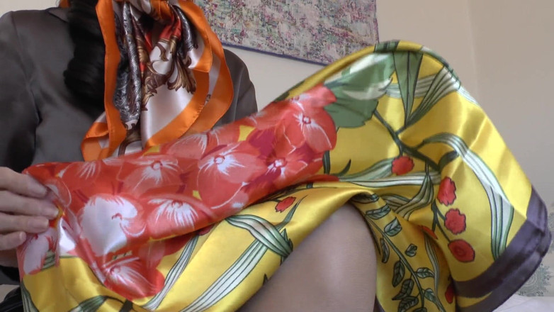 Lady Victoria Valente: Exciting Satin Scarf Games! Lady Victoria Valente