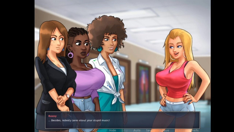 Lana Game plays: Summertime saga teil 12 - vollbusige blonde roxxy