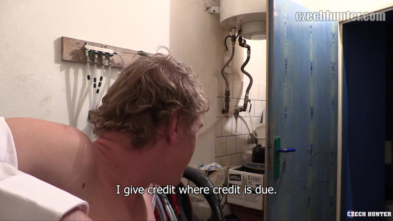 Czech Hunter: Amateur Czech Hunter Seduces Young Waiter for a Bareback Sex...