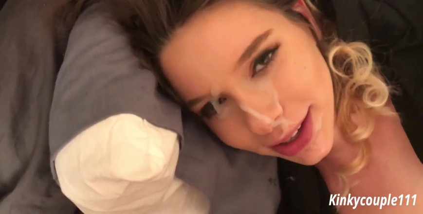 Samantha Flair: Gorgeous Teen Takes 3 Amazing Facials in a Row! Kinkycouple111