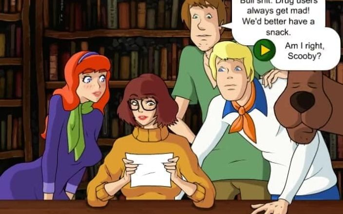 LoveSkySan69: Scooby-doo Velma Loveskysan tarafından ürkünç bir oyun oynanıyor