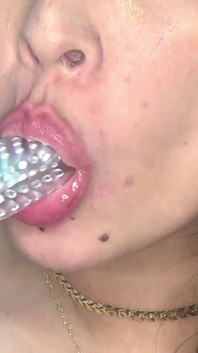 I Swallowed Two Huge Fantasy Condoms!!