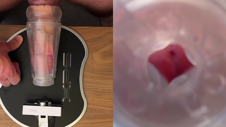 NakedFoxx: 双摄像头Fleshlight性爱和激烈高潮：内射史诗高潮！