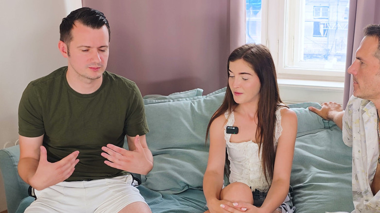 Tommy Wood XXX: Double Teaming British Hottie Rhiannon Ryder on Tom Games Pod