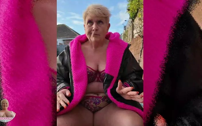 Uk Joolz: UK Joolz - Outdoors in a Coat and Underwear
