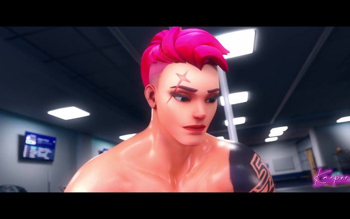 Kaepora NSFW: Pas de douleur, tout le gain Juno suce la grosse...