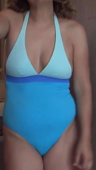 On the Beach My Beautiful Wife Shows off in a Bikini and Makes My Cocks Very Hard