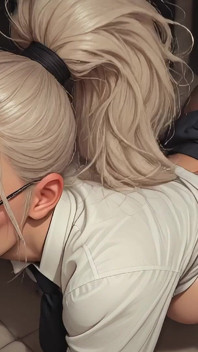 Double Penetration for Blonde Secretary