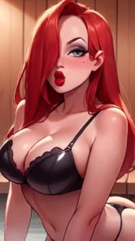 Cosplay. Jessica saltando peitões e bunda na sauna