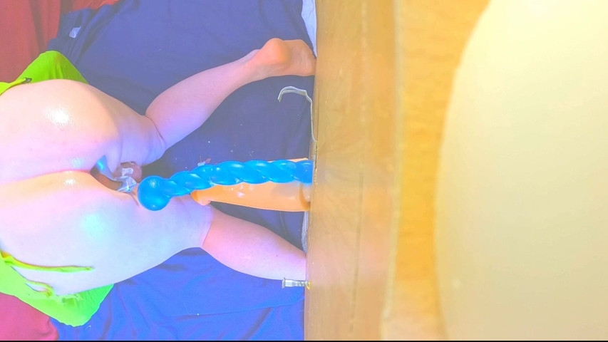 Juicy Anal Play with 2 Dildos, Speculum Makes Me Farting Like Crazy (Dolphinboy)