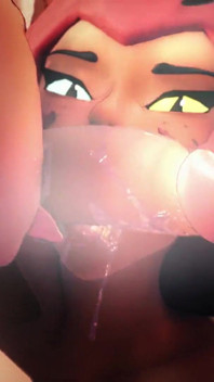 Catra and Adora Blow a Guy and Eat Cum