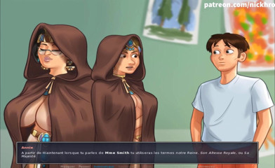 Cartoon Universal: Summertime Saga part 3 - pengetua dan hambanya (submisif Perancis )