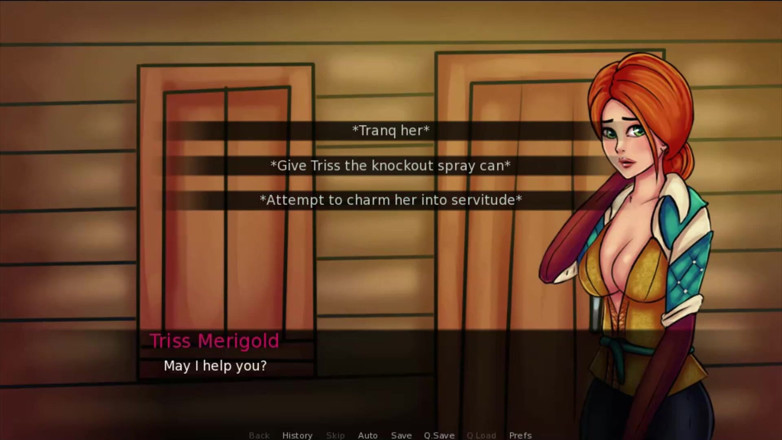 Cartoon Play: The void club part 2 - bdsm fuck red teen (Triss Merigold)