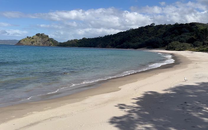 Whoopsy Kiwi: Pov: nyepong kontol sambil ngocok kontol di pantai pasir emas