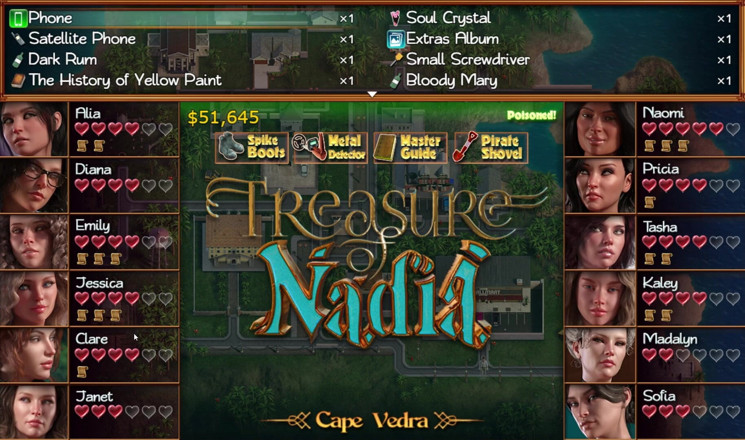 Porny Games: Le trésor de Nadia : Le doc sait le mieux, sodomie...