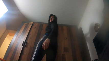 MilfyCalla: Milfycalla - treino Roupas experimenta com fetiche de xixi 159 -