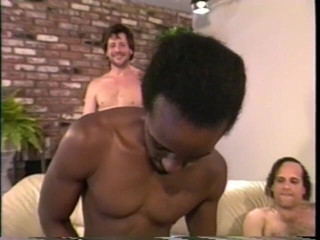 Group Bang: Black girl is in the middle of a wild interracial...