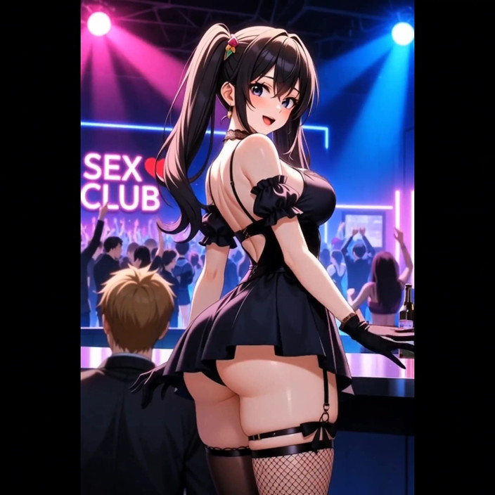 Stories&Anime: Ga de ondeugende hete club, sexy Hentai-meisjes verliezen de controle!