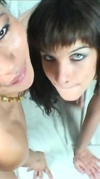 Miss Mai and Jessica Blue fuck in a threesome with double penetration and anal sex