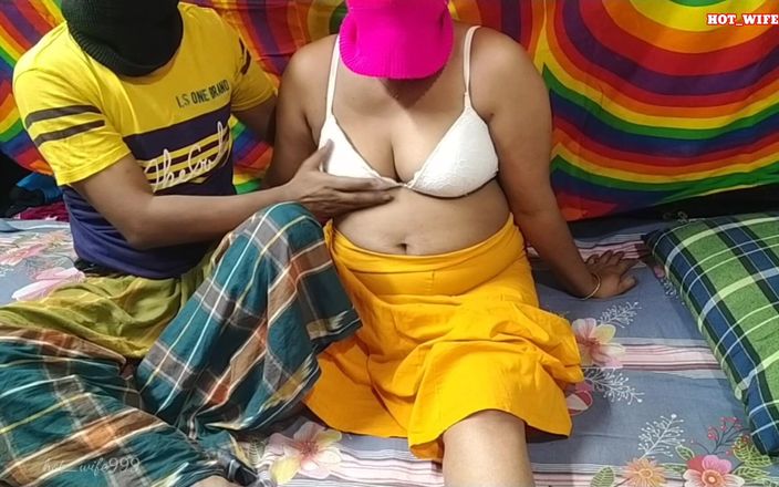 Hot_wife999: Gorąca żona i mąż Desi Village para romans