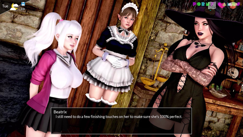 Porny Games: Mythic Manor 0.18 - Creampie in bagno (7/7)