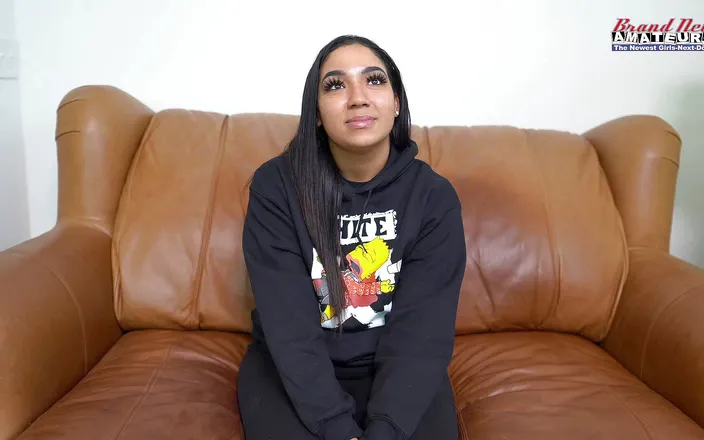 Brand New Amateurs: Part 1 of 2 beautiful BBW gets undressed for porn audition masturbates...