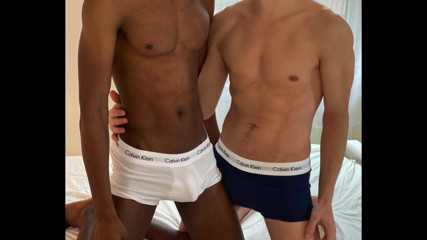 White black twinks: Cute twinks having fun