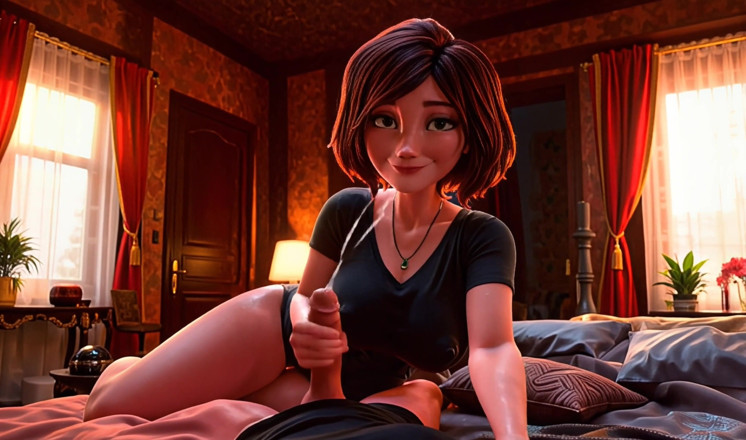 Digital Fantasy: MiLF tettona succhia e scopa più cazzi