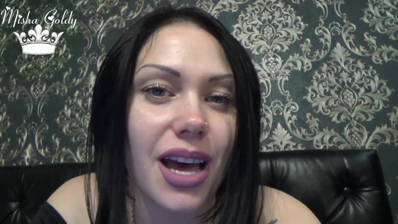 Goddess Misha Goldy: Biggest asshole but the smallest cock