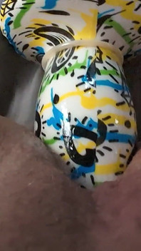 Primo Piano MILF GILF Anale Assolo Gioca Con DP Finale