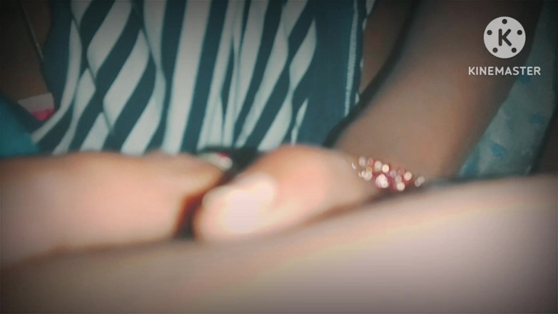 Sandeepp: デシ・インディアンのビデオ 手コキを楽しんで 私の彼氏