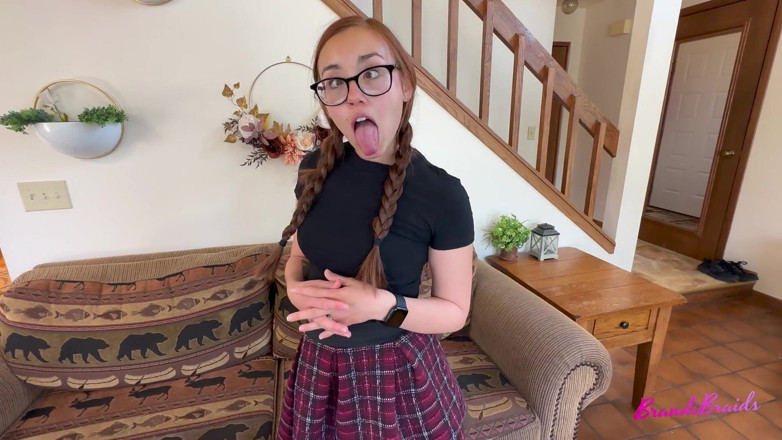 BrandiBraids: Twerk Session Ahegao Facial