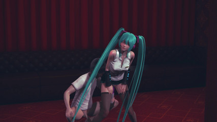 Waifu club 3D: Miku ha scopato con un vibratore fino a quando non è...
