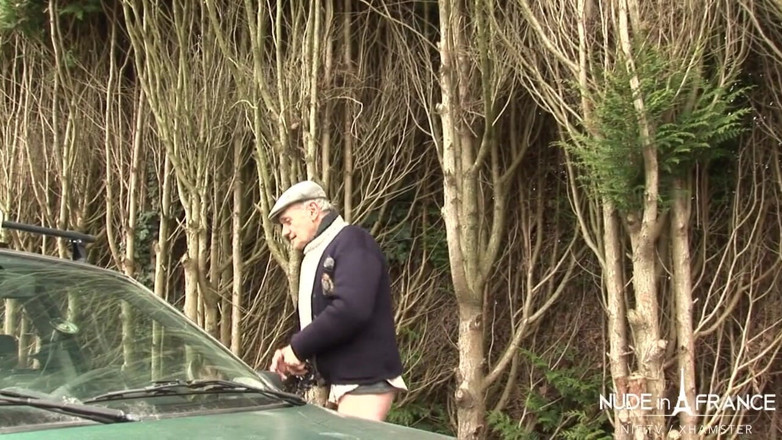 Nude in France: Stunning BBW french brunette gets sodomized and facialized on a...