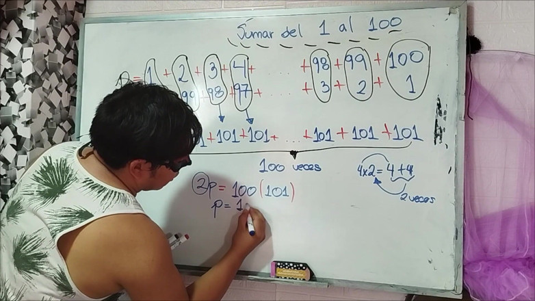 Rosaroja: 8. Arithmetic: Addition From 1 to 100
