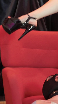 The Goddess in the Red Armchair Pussy Worship, Ass Licking, Face Riding, and Wet Farting Domination Ritual