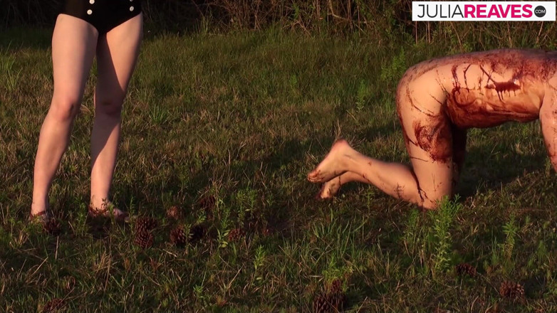 Latex Lovers: Im wald haben wir unseren eigenen sklaven
