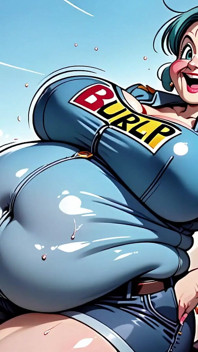 Bulma fanart inspiriert bBW digitales kunst-set