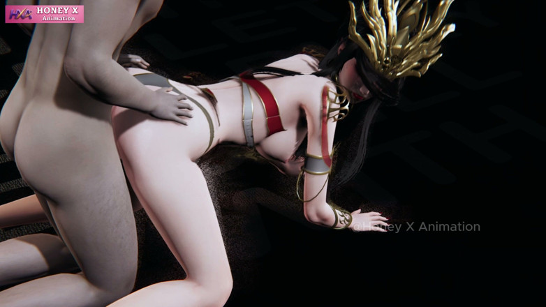 Honey x animation: De schoonheid met grote tieten: een 3D-fantasie-animatie - 3D-animatie Hentai
