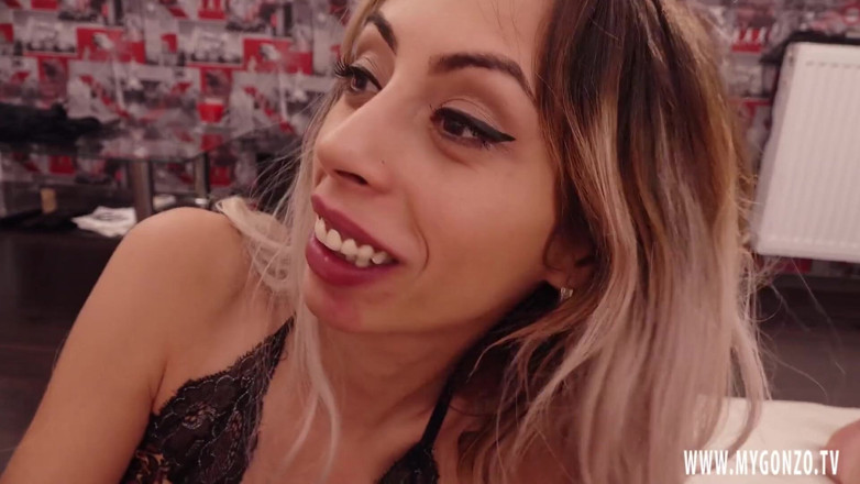MyGonzoTV: myGonzo.tv - Roleplay: Cheap whore Candie Cross fucks four guys