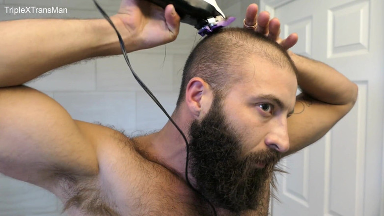 TripleXTransMan: Buzzing my Hair Off
