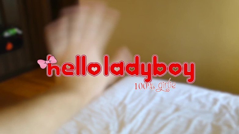 Hello Lady Boy: Petite ladyboy filled up with cock