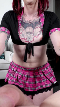 Dominant trans babe changes it up
