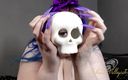 Mxtress Valleycat: Pastel Goth Skull Tapping