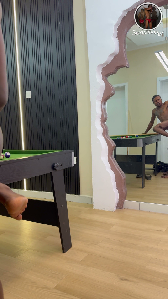 Sexy skinny: Snooker Game Training Turned to a Romantic Sex