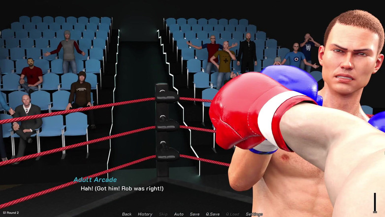 LewdArcade: Permainan seks knockout master [bagian 02] permainan bugil