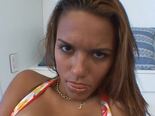 Outdoor pervs: Cute amateur Latina shows off during her first time on...