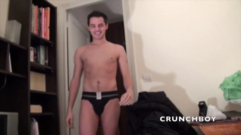 Crunch Boy: Amazing slut fucked by 2 straight friends